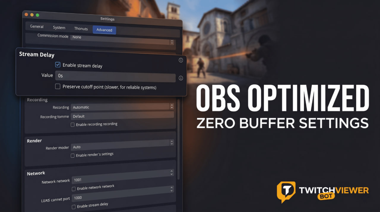 Zero buffer settings